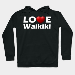 LOVE Waikiki - White on Dark Hoodie